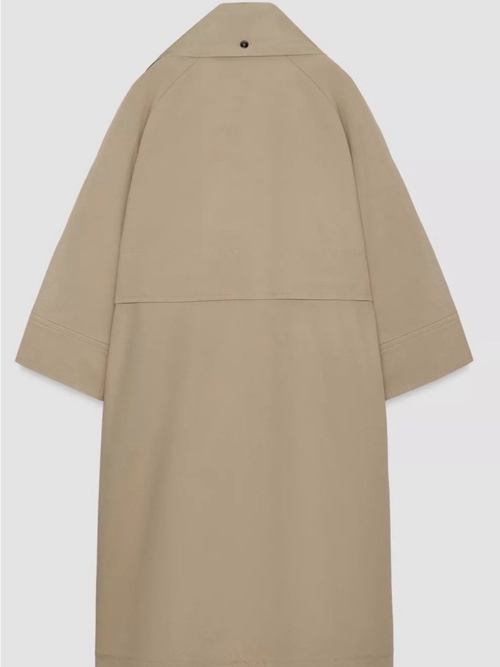 ZARA OVERSIZE TRENCH COAT WITH SCARF ZW LIMITED EDITION NEW SS26 Size M - Picture 5 of 15